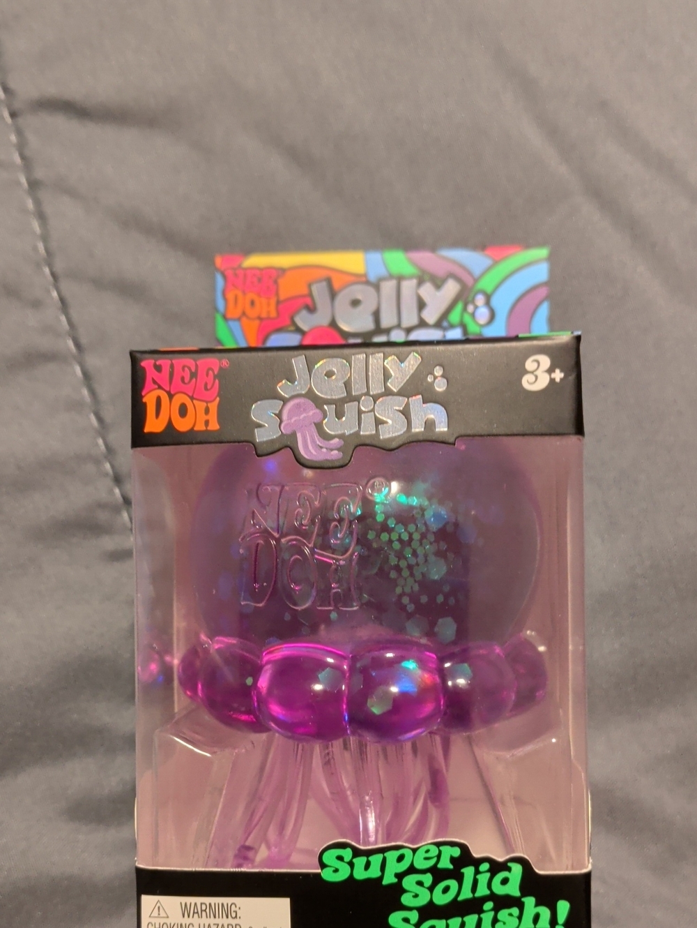 Needoh Jelly Squish Purple Jellyfish Squishy Toy